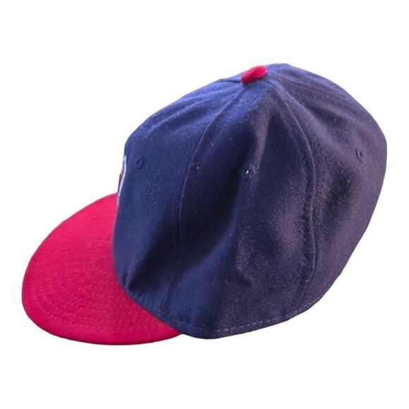 Cleveland Indians CLE MLB Authentic New Era 59FIFTY Fitted Cap 5950 Hat - Picture 4 of 7